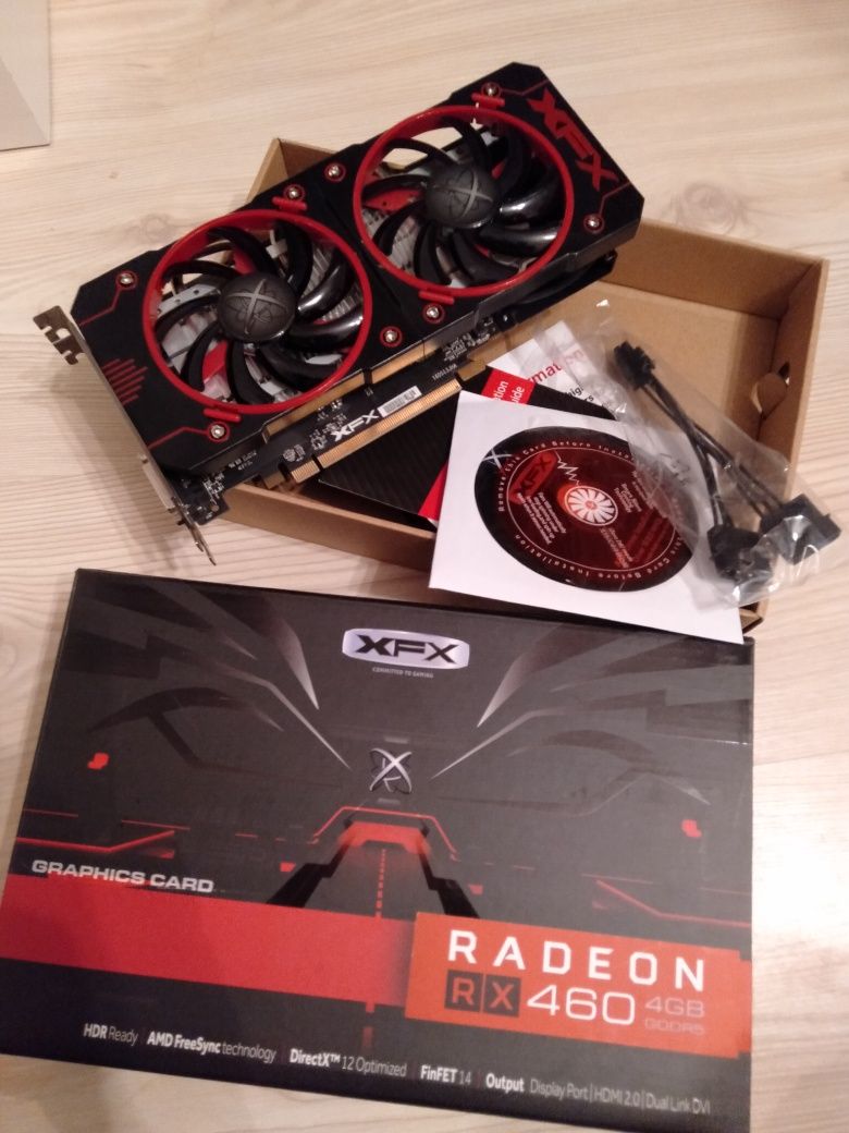 XFX Radeon RX 460 4GB (RX-460P4DFG5) jak nowa