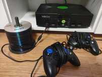 Konsola Xbox Classic+100 gier. 2004 rok.