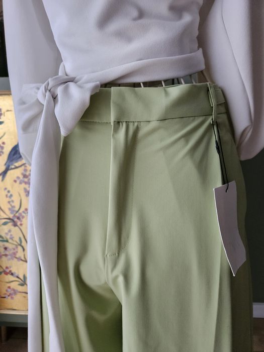 Spodnie damskie szerokie nogawki z Wysokim Stanem Zara Wide Leg S/M Z