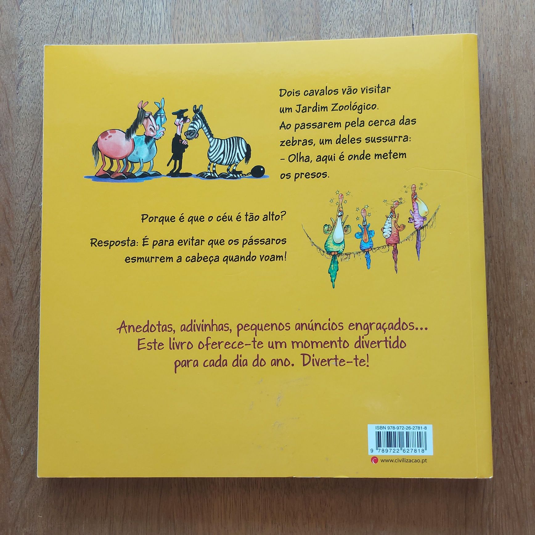 Livro "+365 Piadas Para Crianças A Partir Dos 7 Anos"