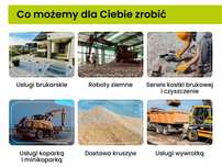 wynajem koparki OBROTÓWKA wywóz ziemi wynajem koparko ładowarki