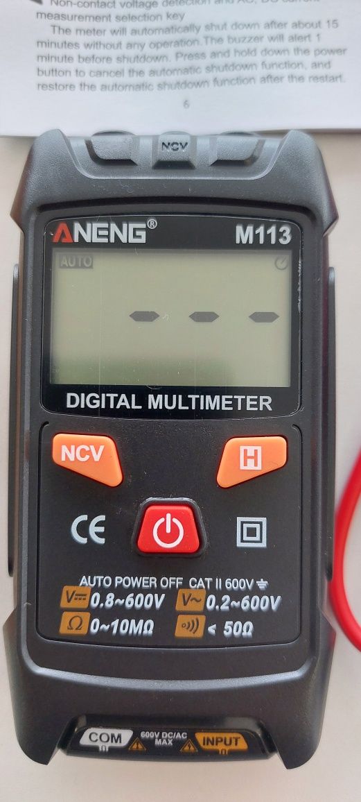Мультиметр, тестер ANENG M113