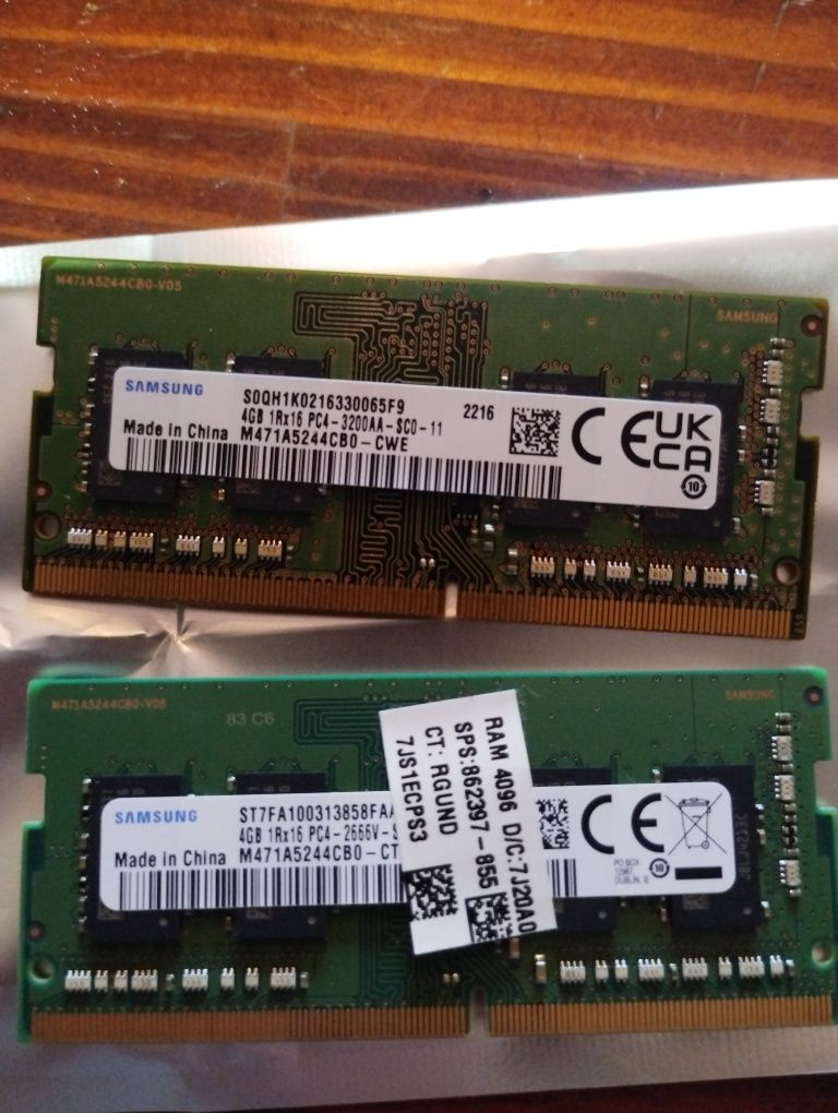 DDR4 2x4Gb 1Rx16PC4 samsung