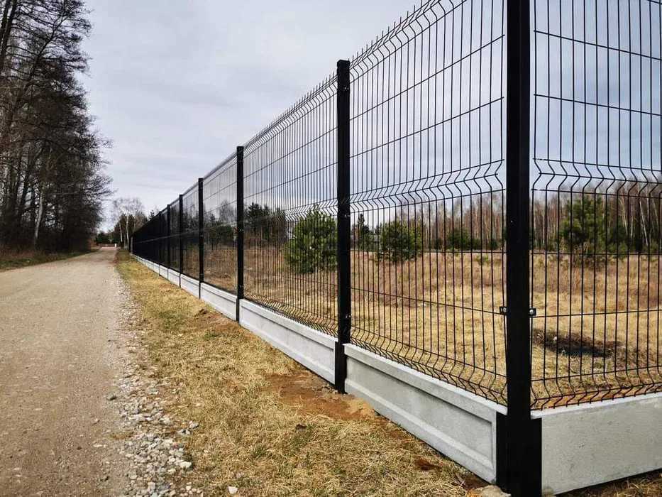 Słupki Ogrodzeniowe 60x40 Grafit Panele 150x250 fi4 BRAMY