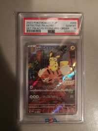 Pokemon Karta Detective Pikachu JP 098/SV-P PSA 10