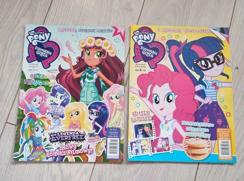 Gazetki My Little Pony Equestria Girls komiksy rebusy kolorowanka