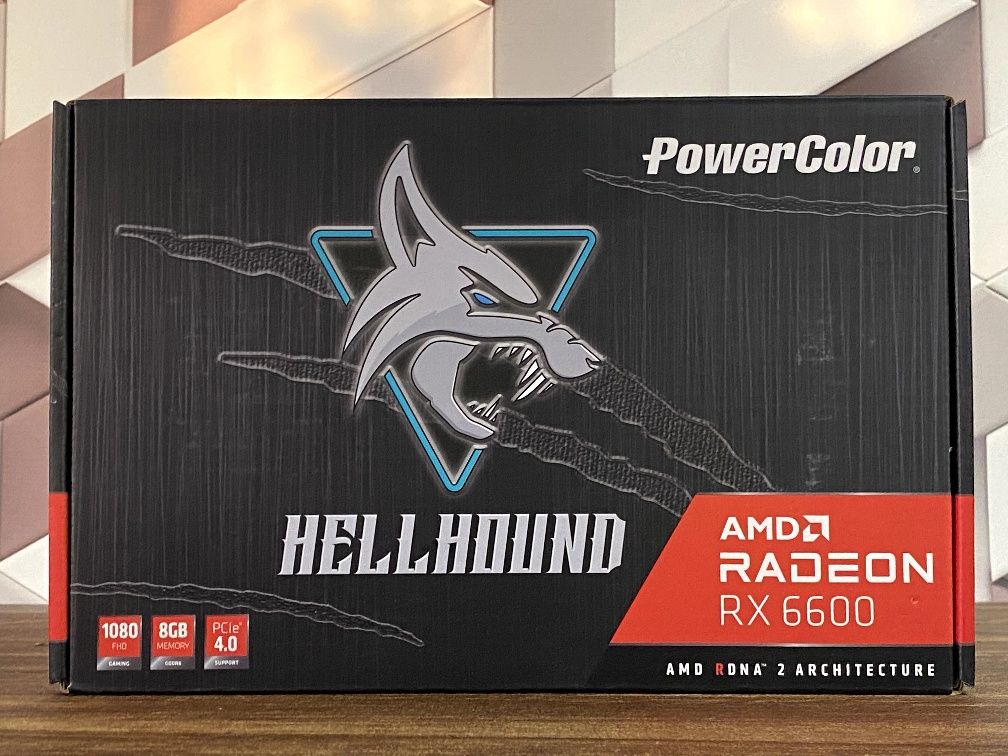 Видеокарта AMD PowerColor Hellhound RX 6600 8Gb Гарантия! Обмен!