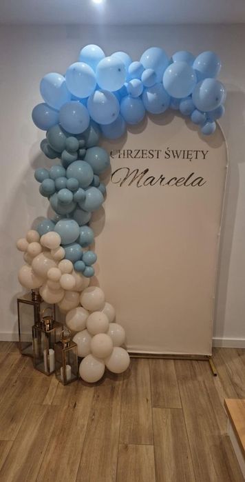 Łuk stelaż na balony plus napis