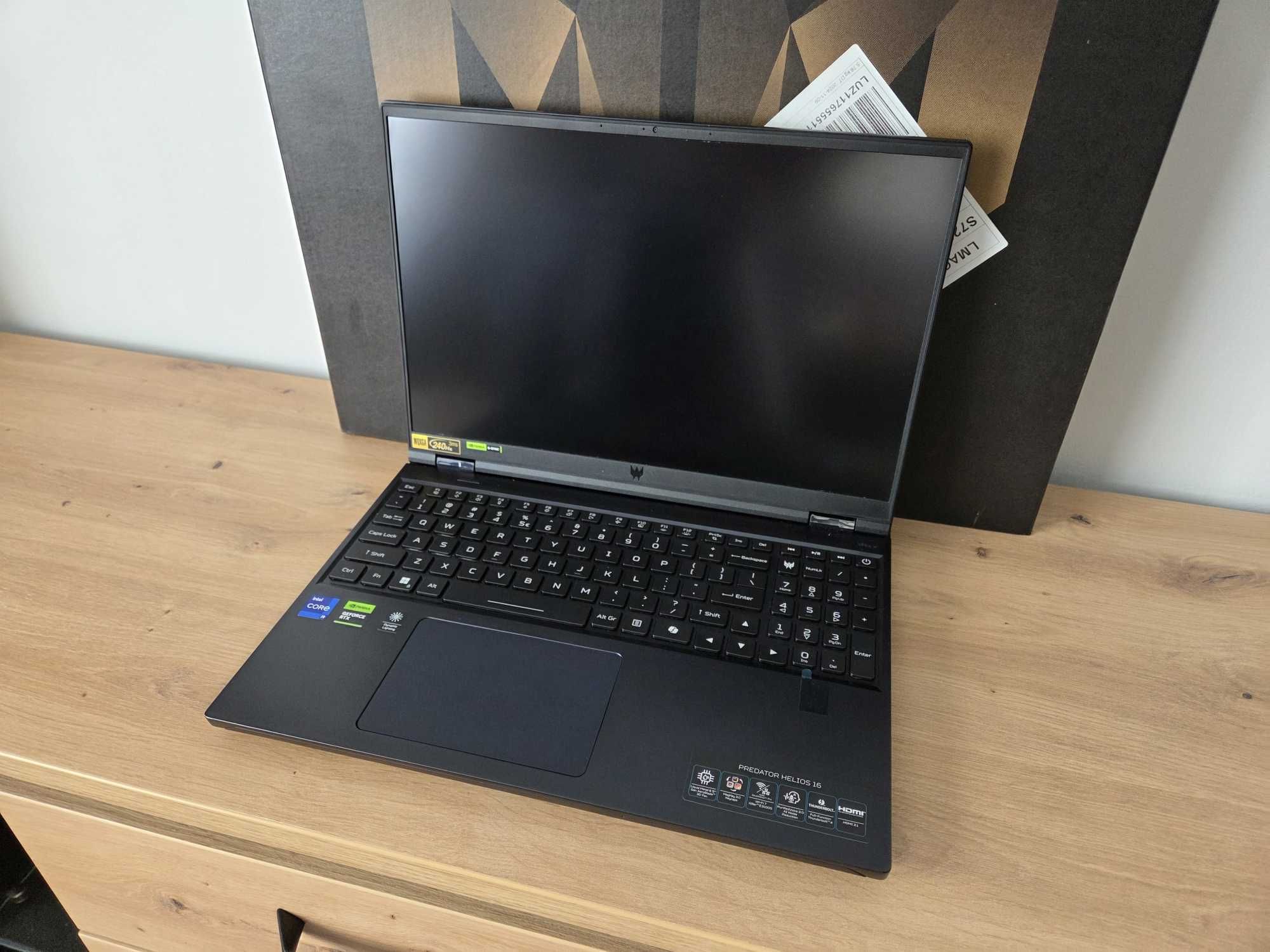 Laptop Gamingowy Predator Helios 16 (Intel i9, 32GB, RTX 4070, Win 11)