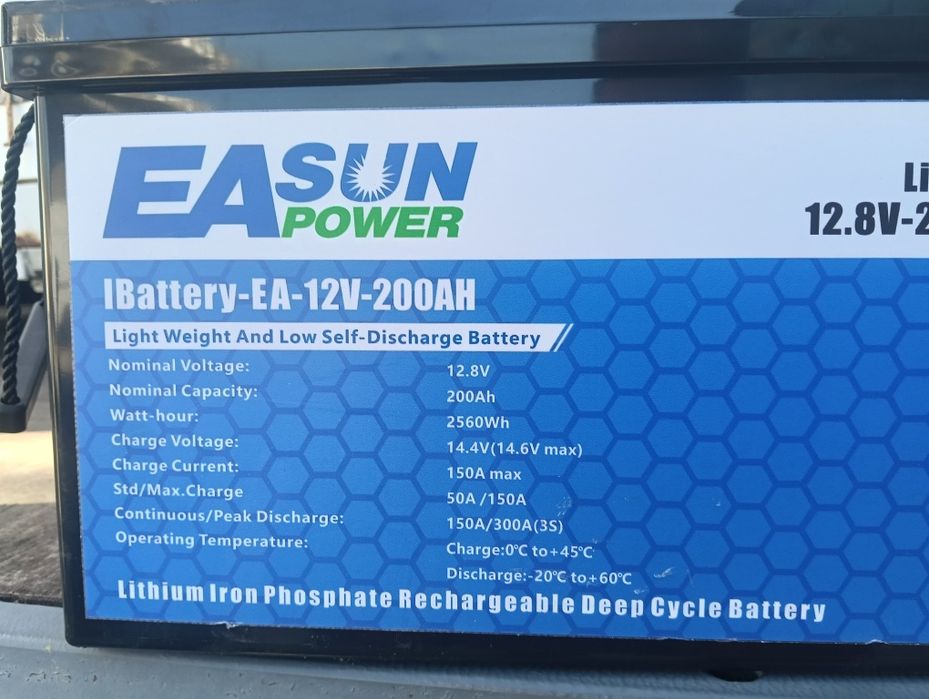 2 Bateria lifepo4 Easun 2560WH