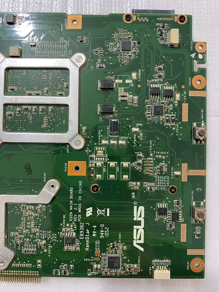 Asus K52N Материнская плата для ноутбука Rev. 2.1 Asus A52, K52, X52