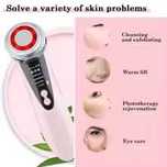 Massageador facial led Branco