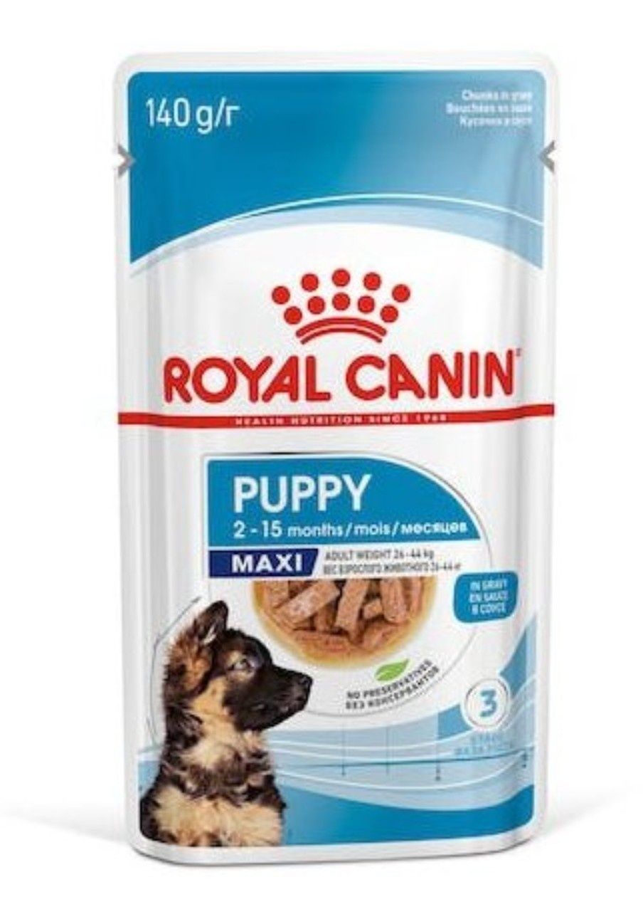 Royal Canin Maxi  Puppy Kawałki W Sosie 140G