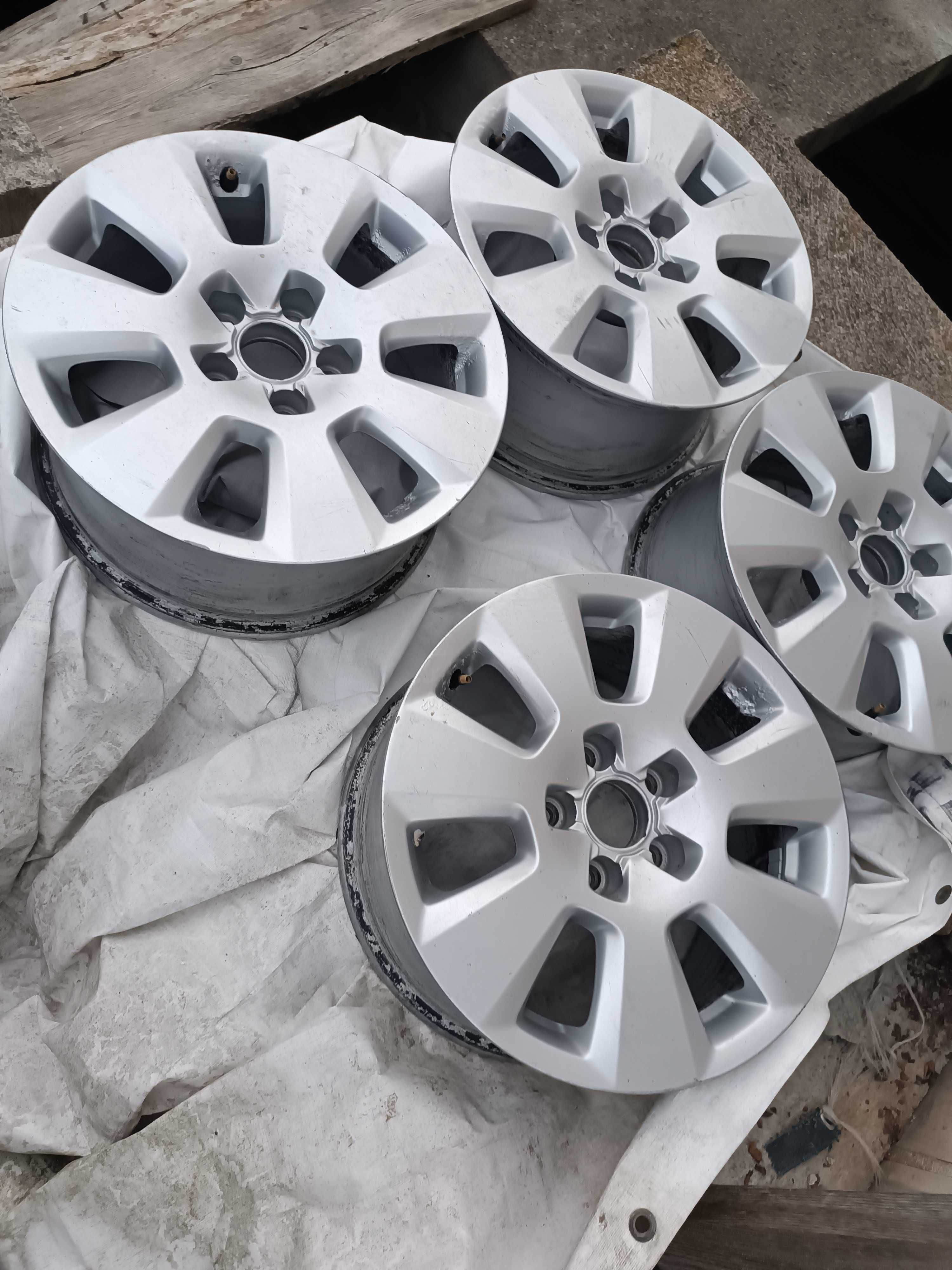 Felgi aluminiowe audi A6 VW Skoda merc 5×112 r16 ronal et 37  7.5 cala