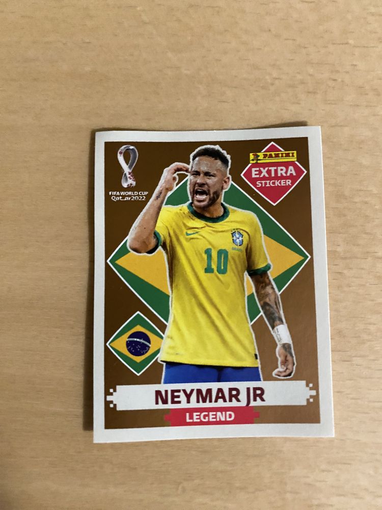 Cromo Neymar Extra Sticker Legend