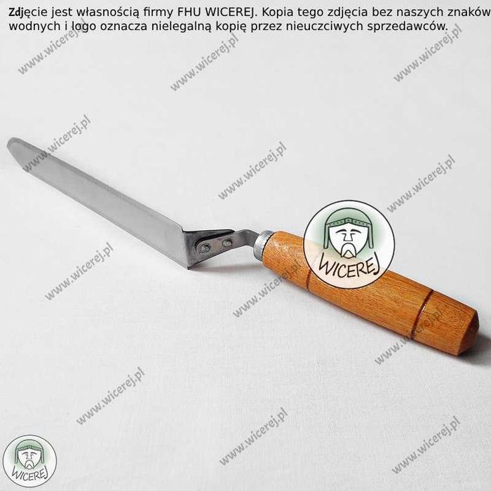 Nierdzewny Nóż do Odsklepiania z Trapezowym Ostrzem 20,5cm Hartowany