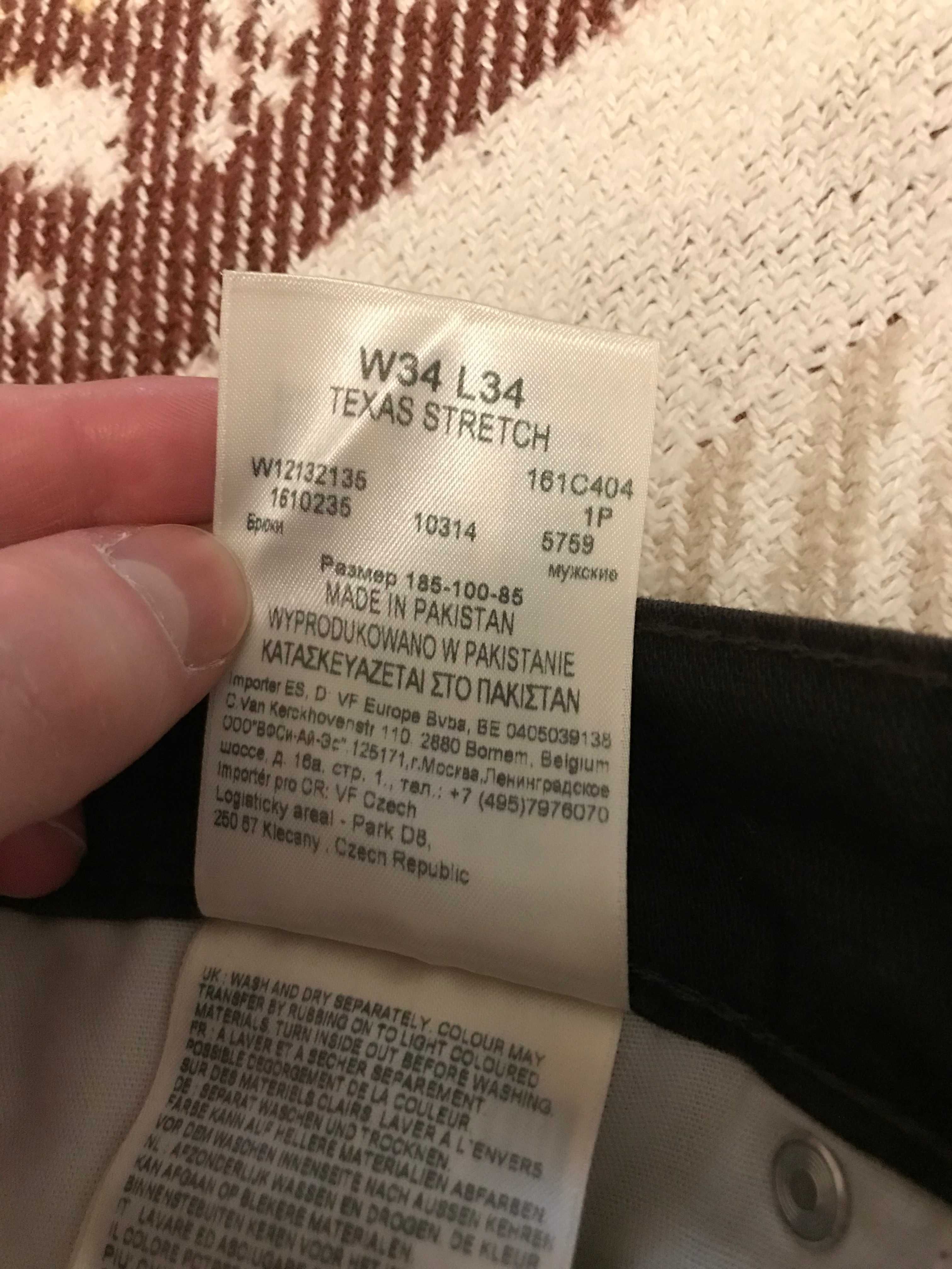 Чоловічі коричневі джинси Wrangler оригінал W34 L32