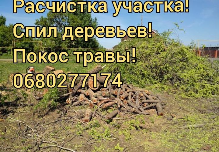 Расчистим участок/Уборка территории/Вывоз