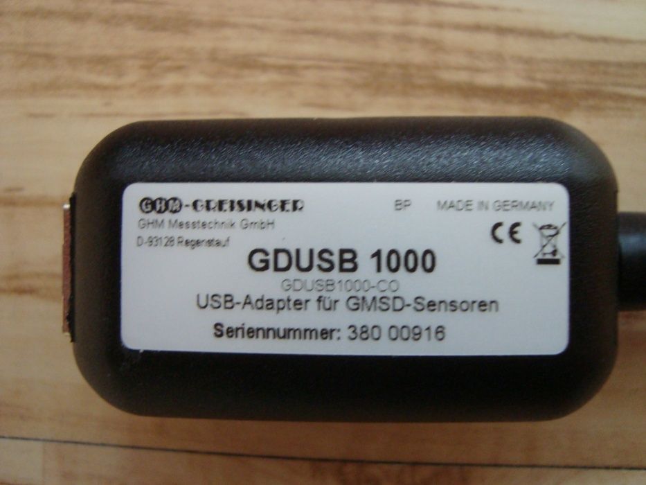 Greisinger GDUSB 1000 Adapter USB do pomiaru ciśnienia NOWY!