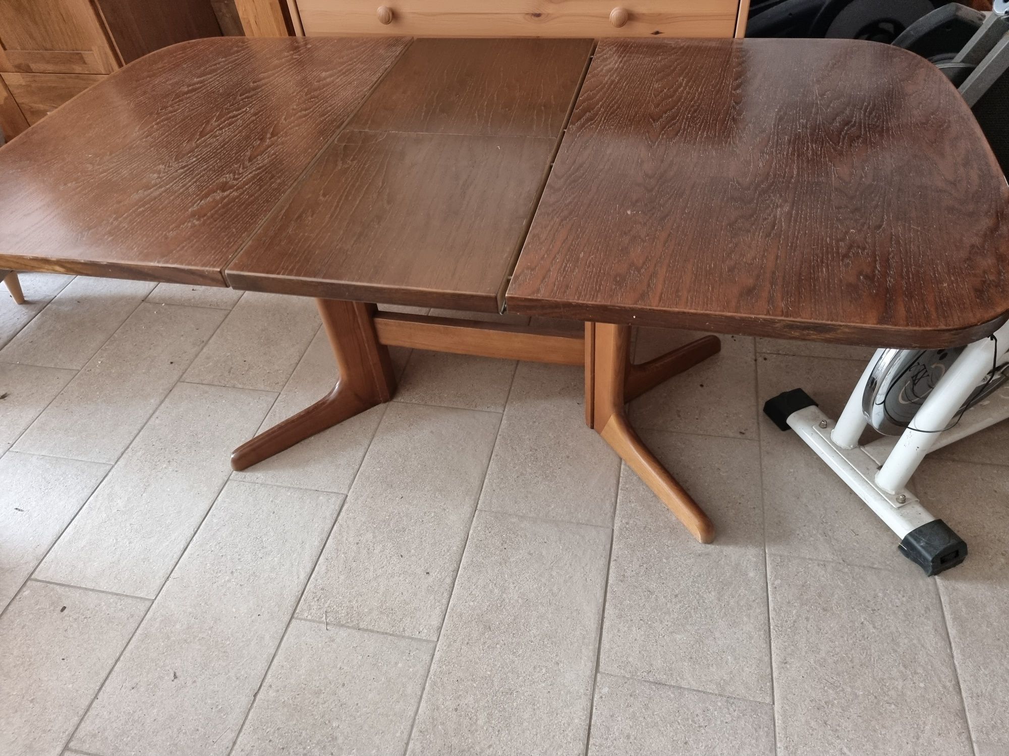 Duży Stół drewniany rozkładany szeroki
