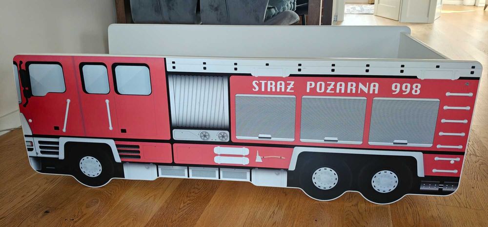 Łóżko dziecięce 70x140 straż pożarna