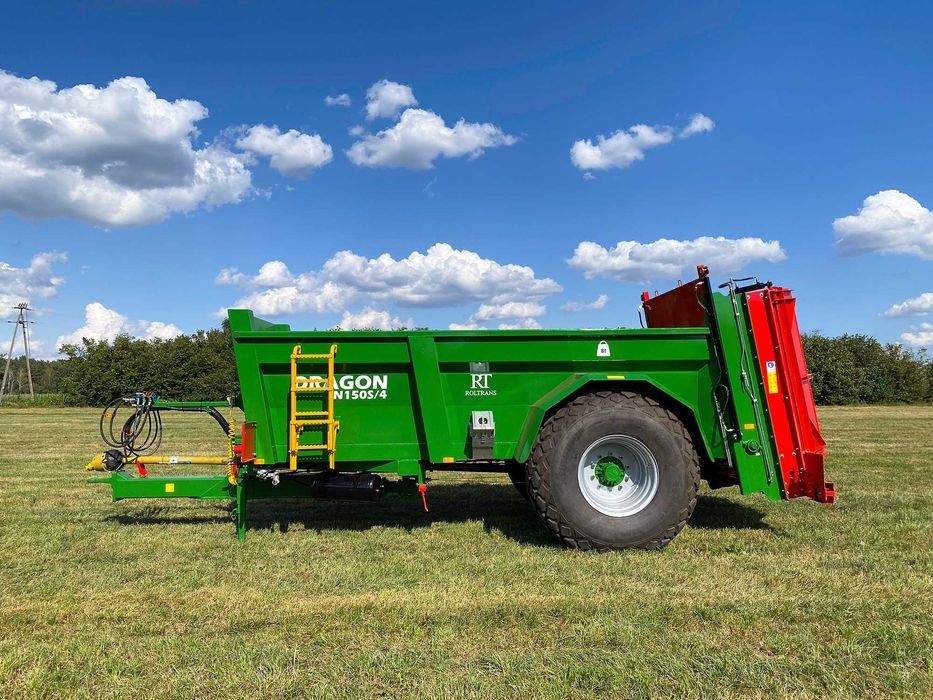 Rozrzutnik obornika N150S/4 DRAGON 8 ton - nowy, prosto z fabryki!