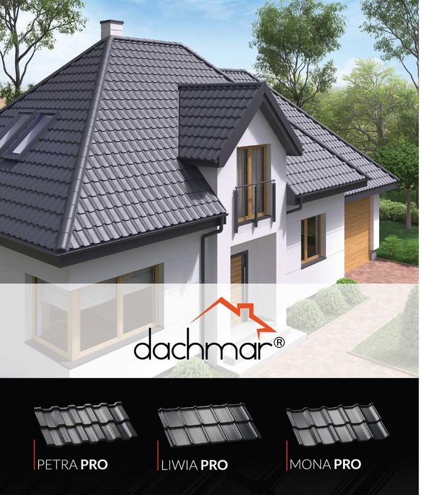 Blachodachówka 9005 czarny, blacha modułowa, pokrycie dachowe