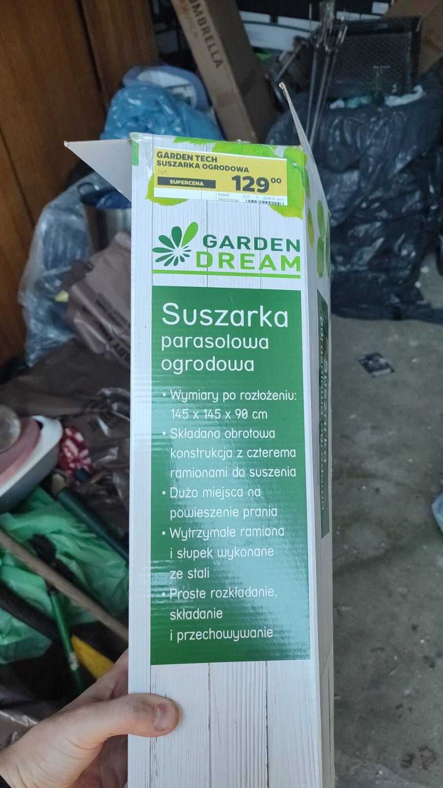 Suszarka ogrodowa mała