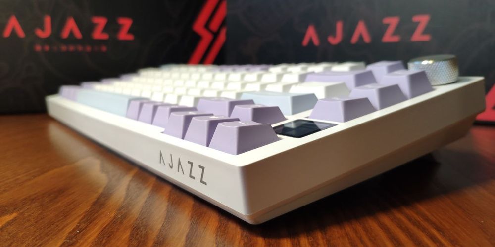 Нові! бездротова ajazz ak820pro клавіатура з rgb hot-swap.