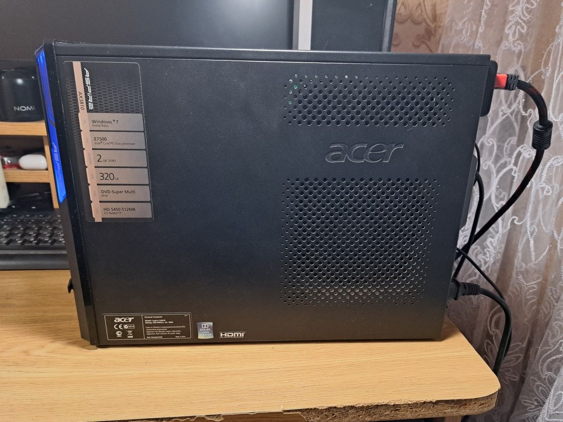 Системный блок Acer aspire x3810 2 ядра