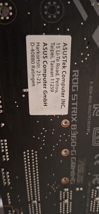 Материнська плата Asus Rog B-360-G