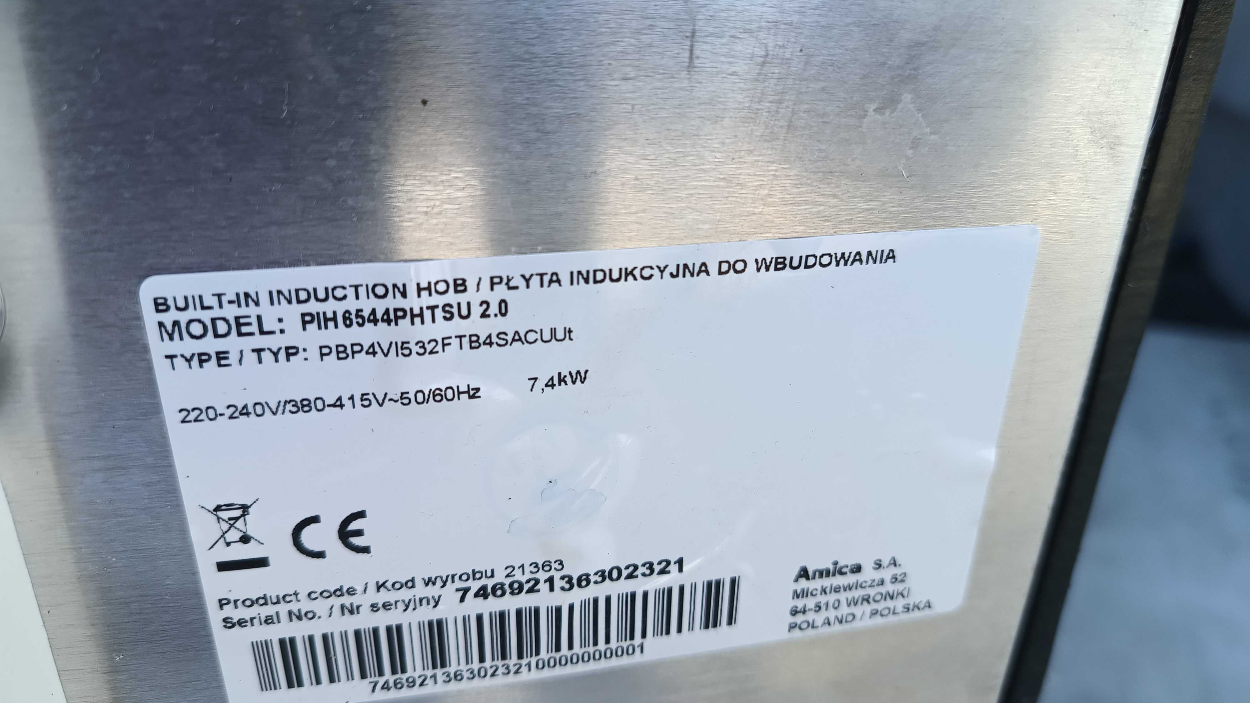 Płyta indukcyjna Amica sprawna GWARANCJA stan idealny