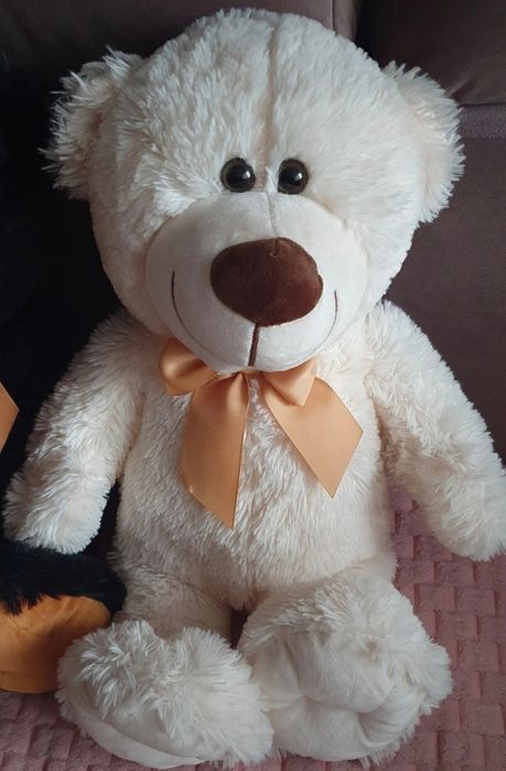 Kremowy miś smiki, miś smiki 50 cm, maskotka miś