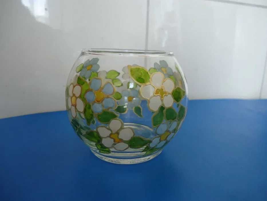 stary pojemnik szklany,pucharek,naczynie szklane,Vintage