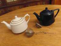 PRL czajniczki do herbaty  oraz siteczka