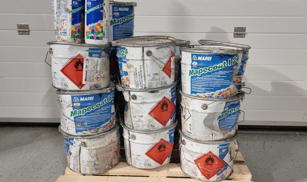 Farba żywica epoksydowa 130kg MAPEI MAPECOAT I24 RAL 7032 !
