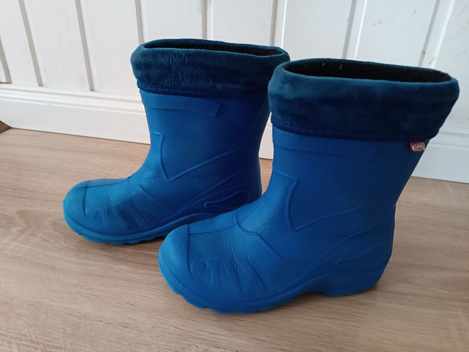 Zestaw kurtka przeciwdeszczowa r.104 i kalosze r.27 wkł (18cm) Befado