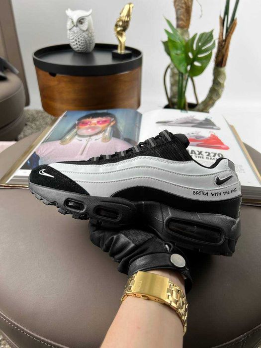 !SALE! Nike Air Max 95 Black White 40 41 42 43 44 45 найк аир макс