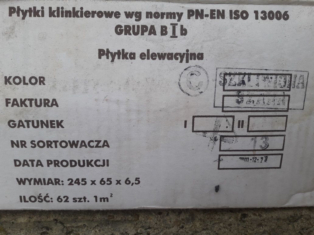 Płytki klinkierowe elewacyjne