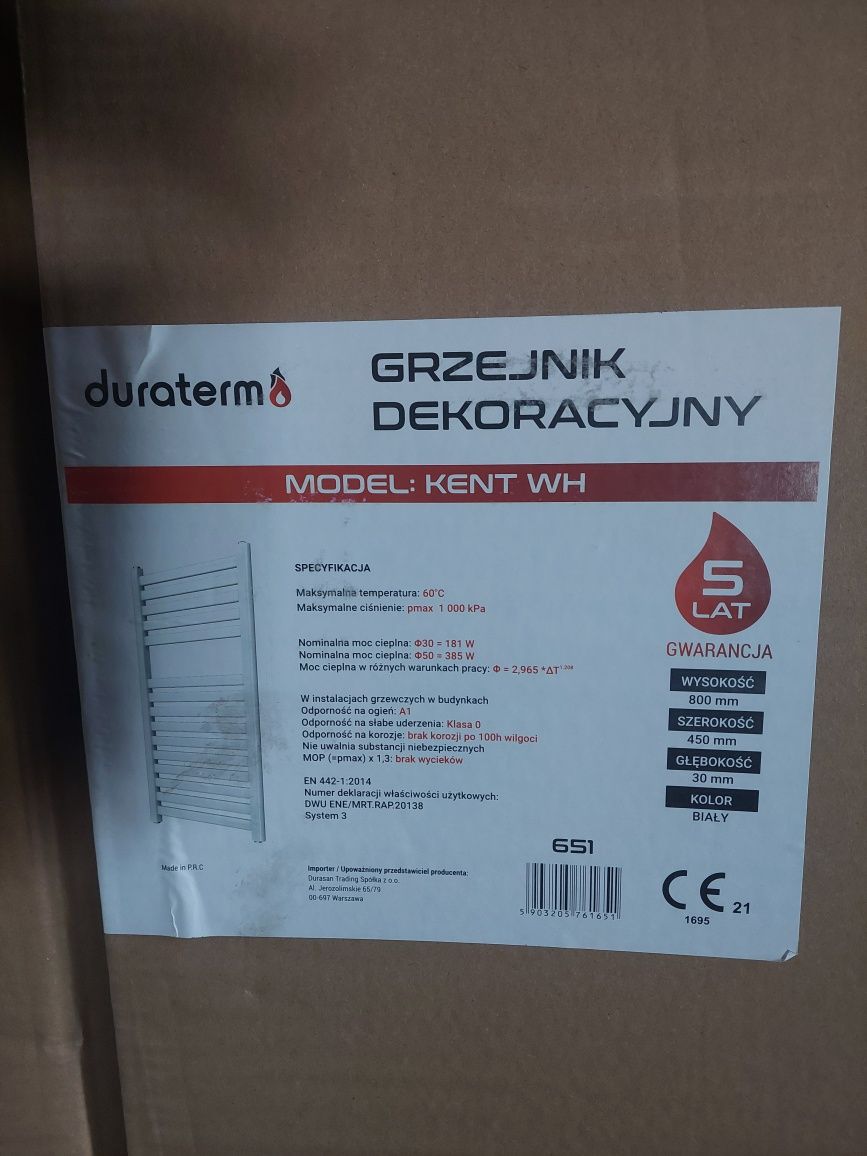 Grzejnik dekoracyjny łazienkowy