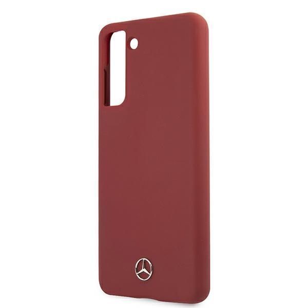 Mercedes Mehcs21Msilre S21+ G996 Czerwony/Red Hardcase Silicone Line