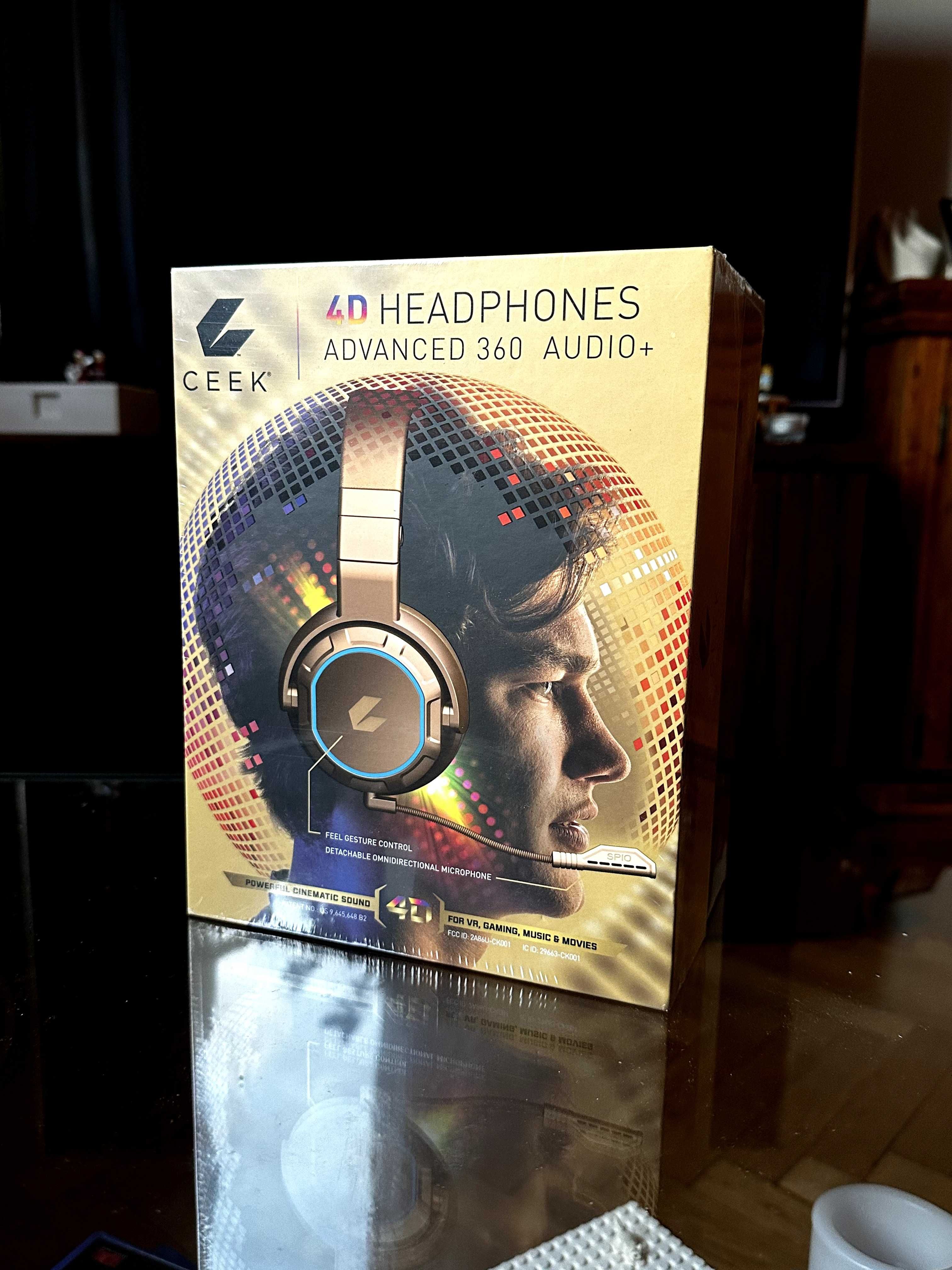 Słuchawki audio CEEK 4D gamingowe NOWE