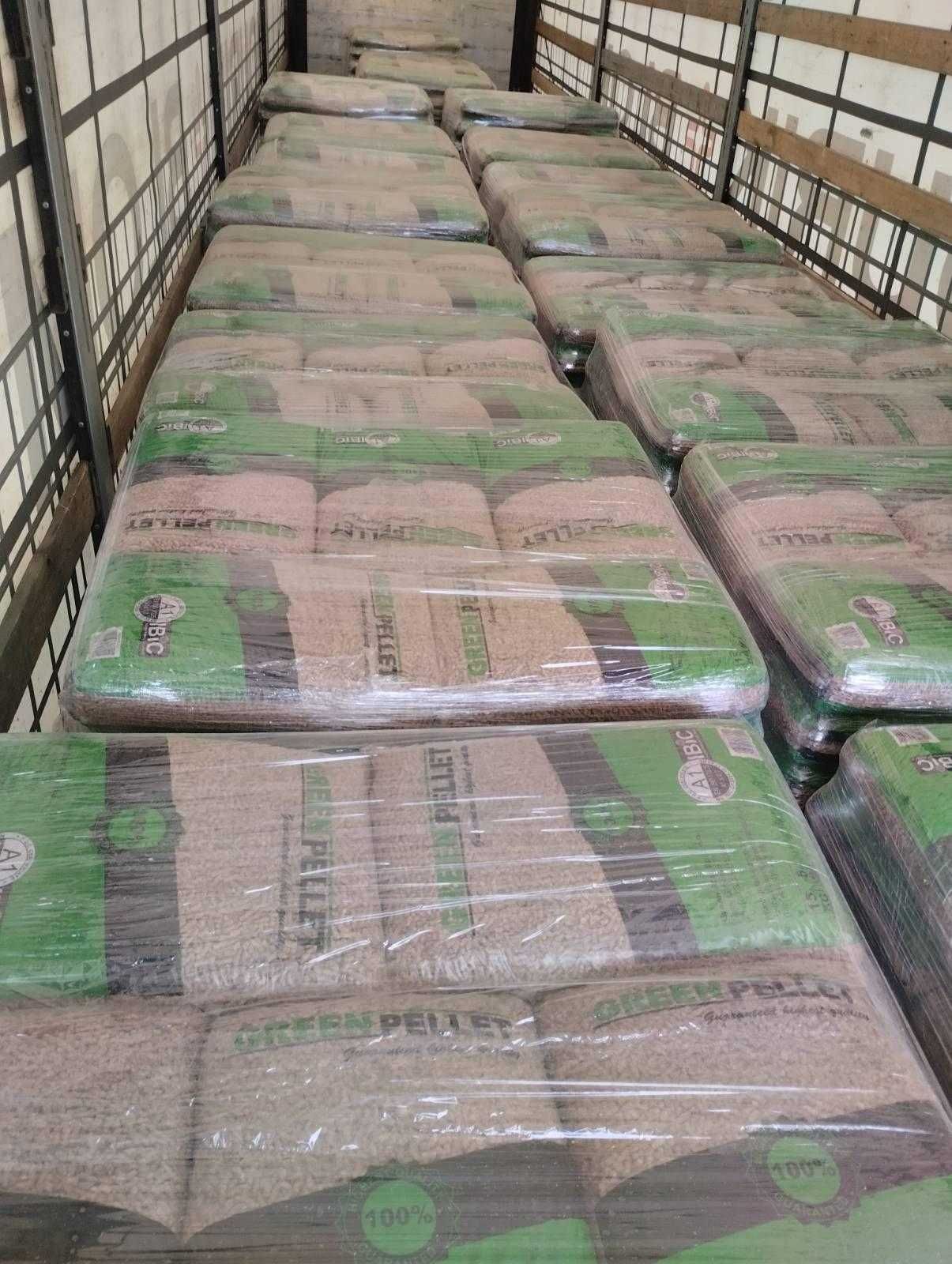 Pellet drzewny GREEN PELLET -dostawa TIR
