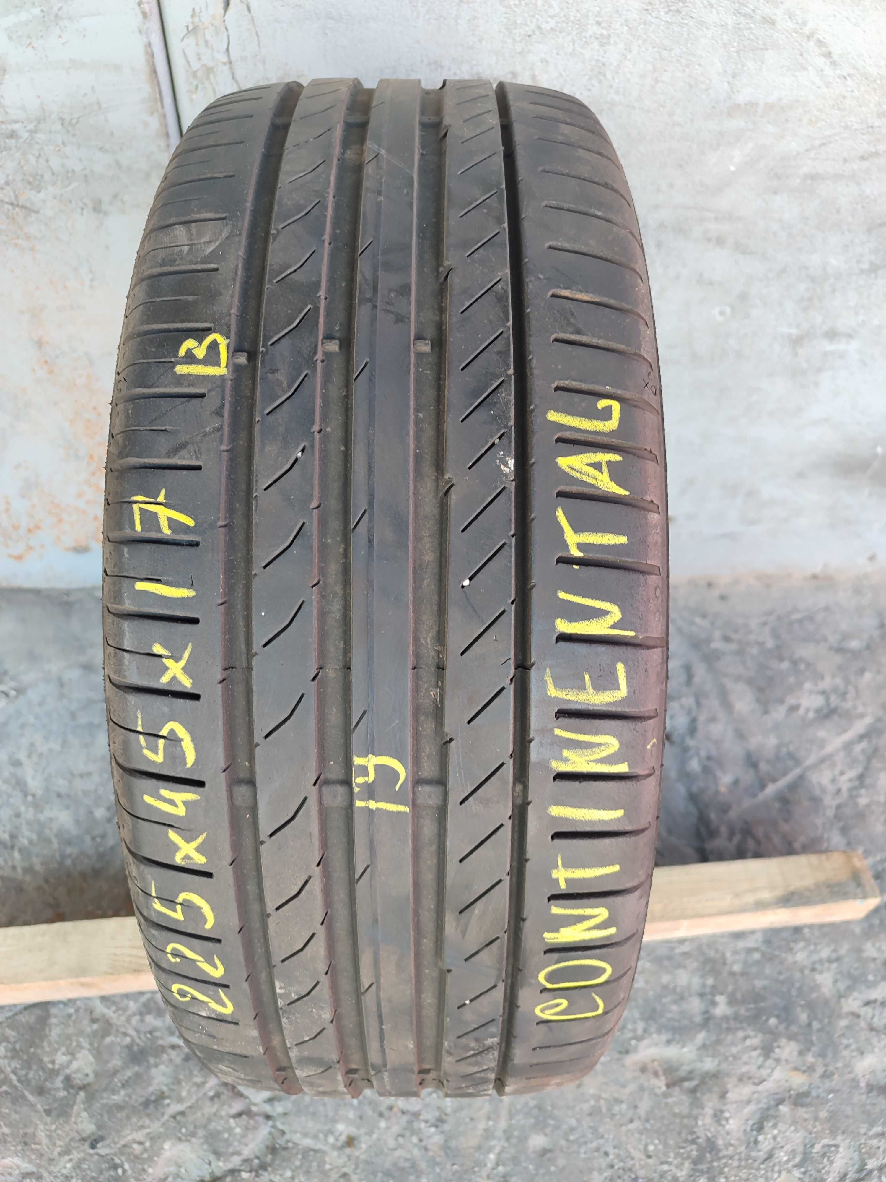 Літня шина 225/45 R17 Continental ContiSportCOntact 5