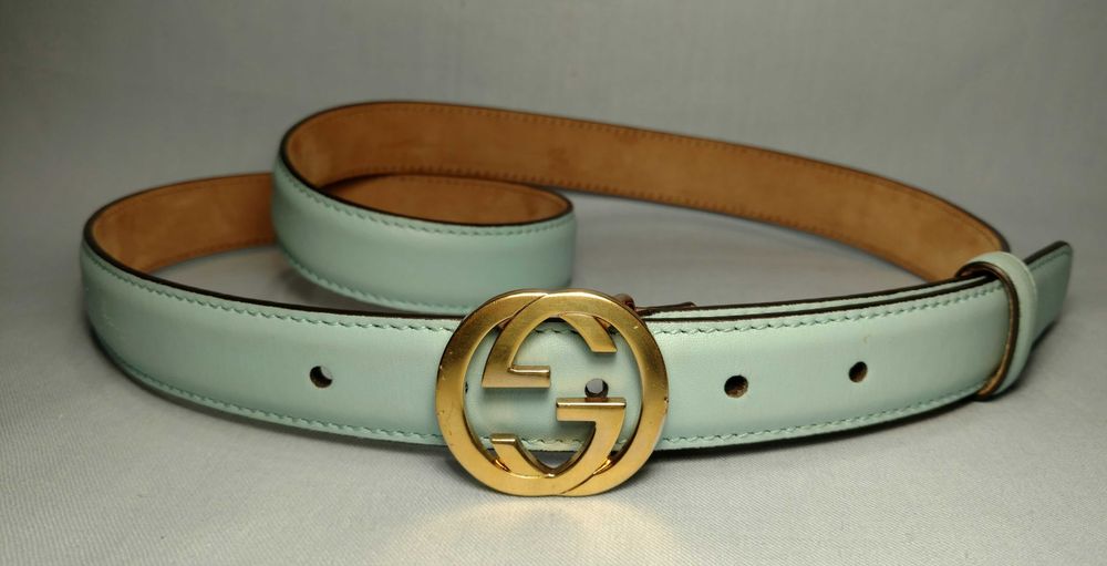 Женский кожаный ремень Gucci Италия.