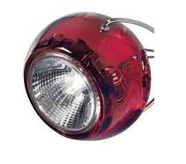 LAMPA wisząca włoska BELUGA firmy FABBIAN czerwona