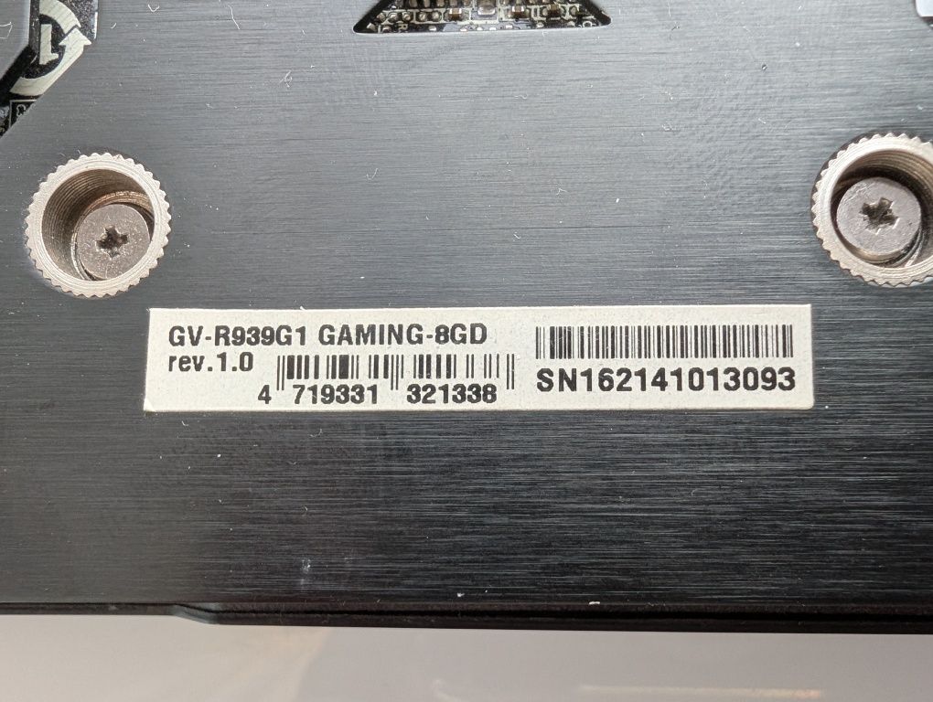 Відеокарта 8GB (Gigabyte Radeon R9 390)