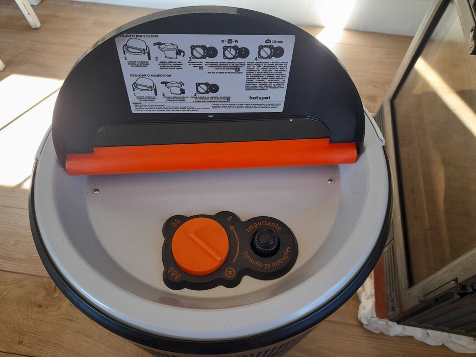 Aquecedor a gás HOTSPOT GALP branco - pouco usado