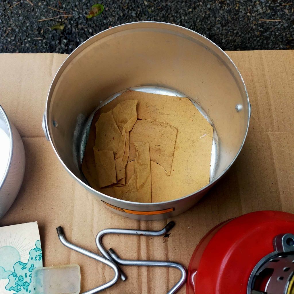 Stara benzynowa kuchenka turystyczna szmell 4