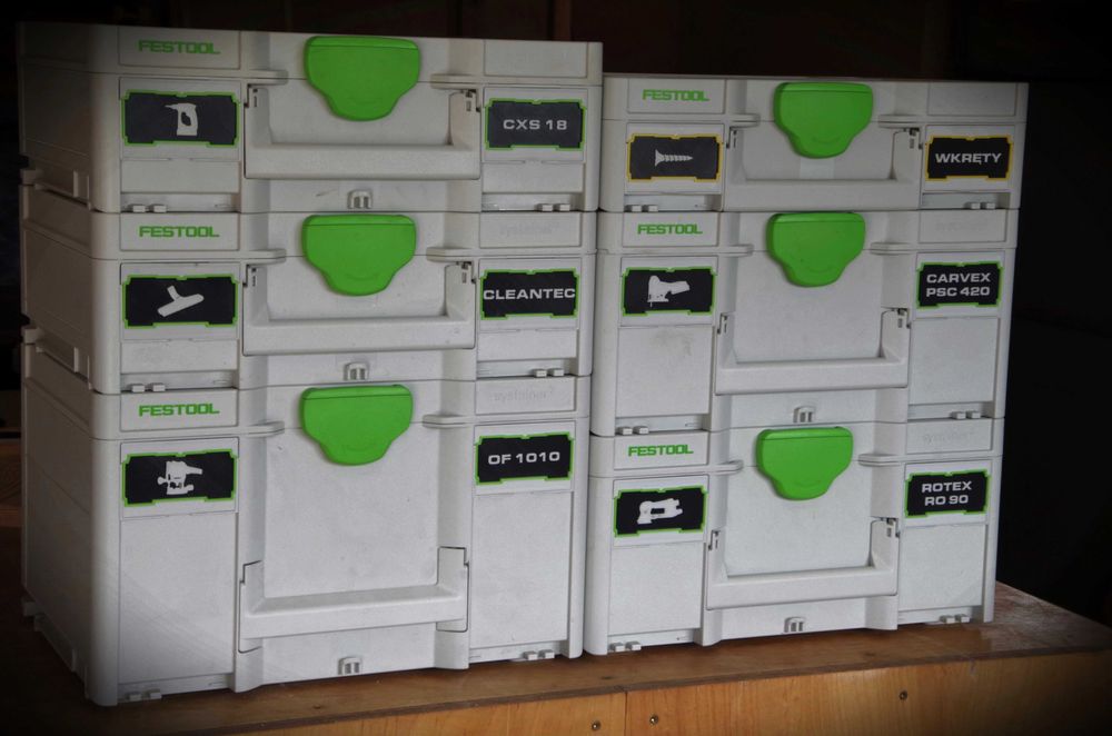 Tanos / Festool / Bott - Etykieta systainera SYS3 / T-LOC